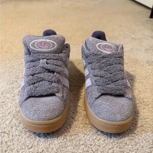 Adidas Women’s Gray and Tan Sneakers